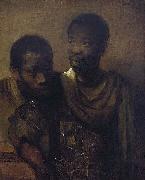 Rembrandt Peale Two young Africans.